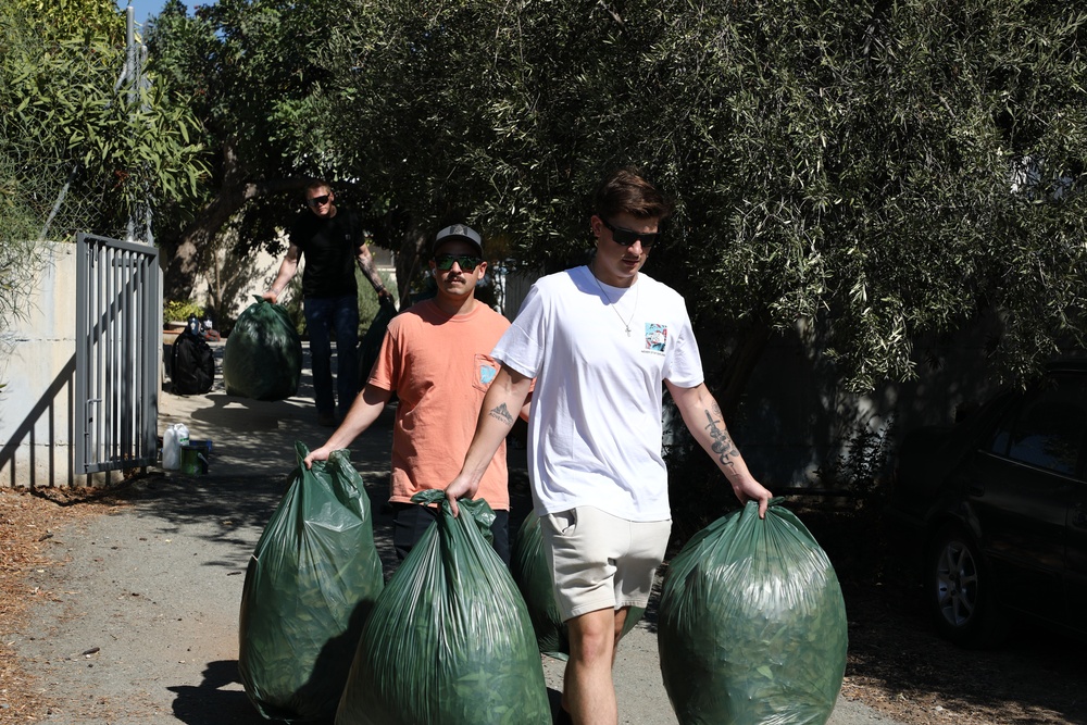 WSP ARG-24th MEU (SOC) Volunteers at the Theotokos Foundation in Limassol, Cyprus