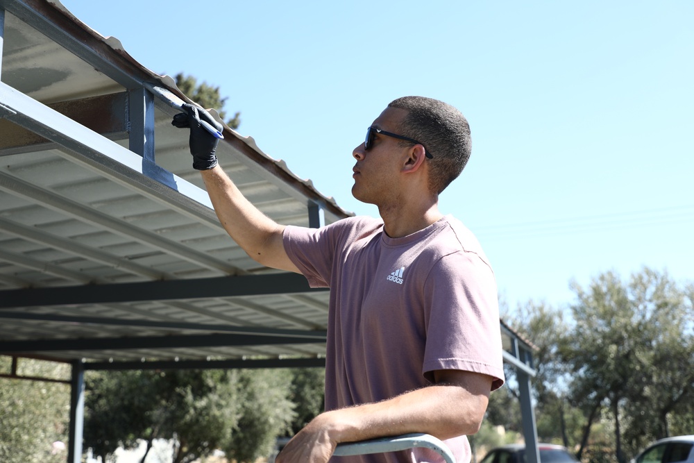 WSP ARG-24th MEU (SOC) Volunteers at the Theotokos Foundation in Limassol, Cyprus