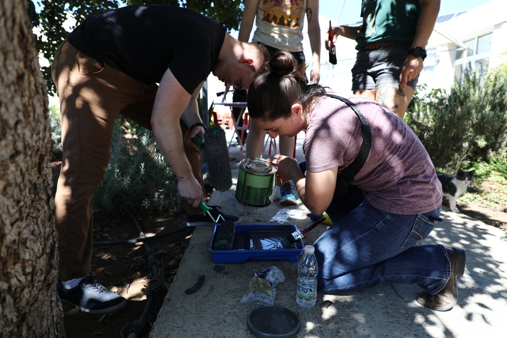 WSP ARG-24th MEU (SOC) Volunteers at the Theotokos Foundation in Limassol, Cyprus