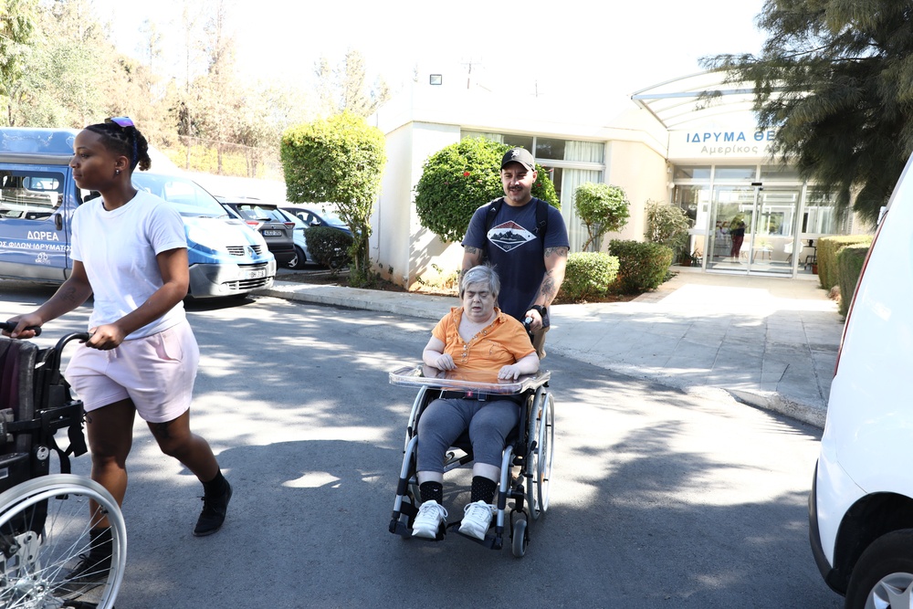 WSP ARG-24th MEU (SOC) Volunteers at the Theotokos Foundation in Limassol, Cyprus