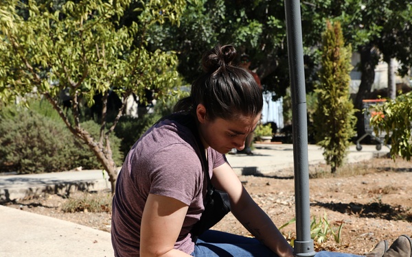 WSP ARG-24th MEU (SOC) Volunteers at the Theotokos Foundation in Limassol, Cyprus