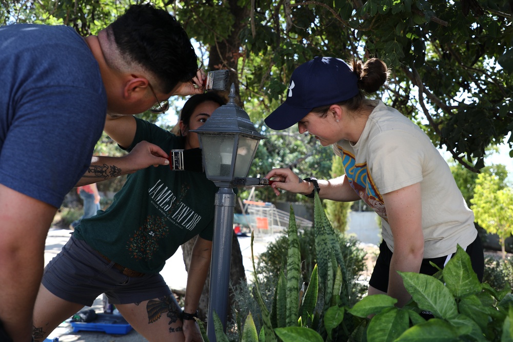 WSP ARG-24th MEU (SOC) Volunteers at the Theotokos Foundation in Limassol, Cyprus