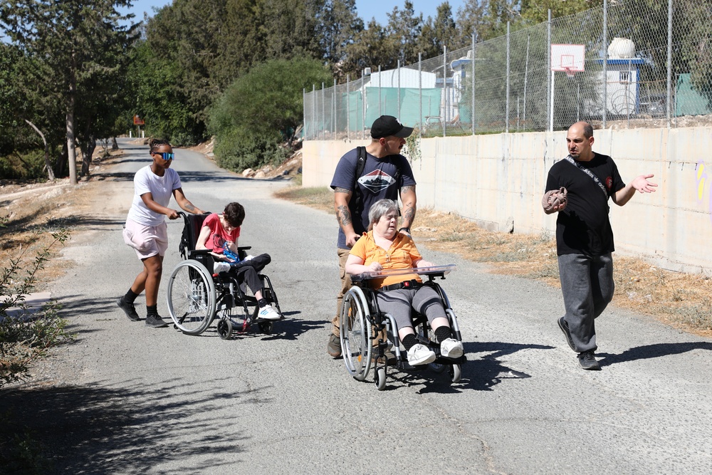 WSP ARG-24th MEU (SOC) Volunteers at the Theotokos Foundation in Limassol, Cyprus