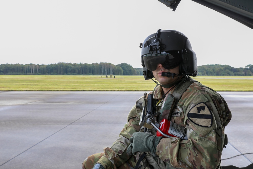 1st Air Cavalry Brigade rehearses air assault demonstration for Market Garden commemoration