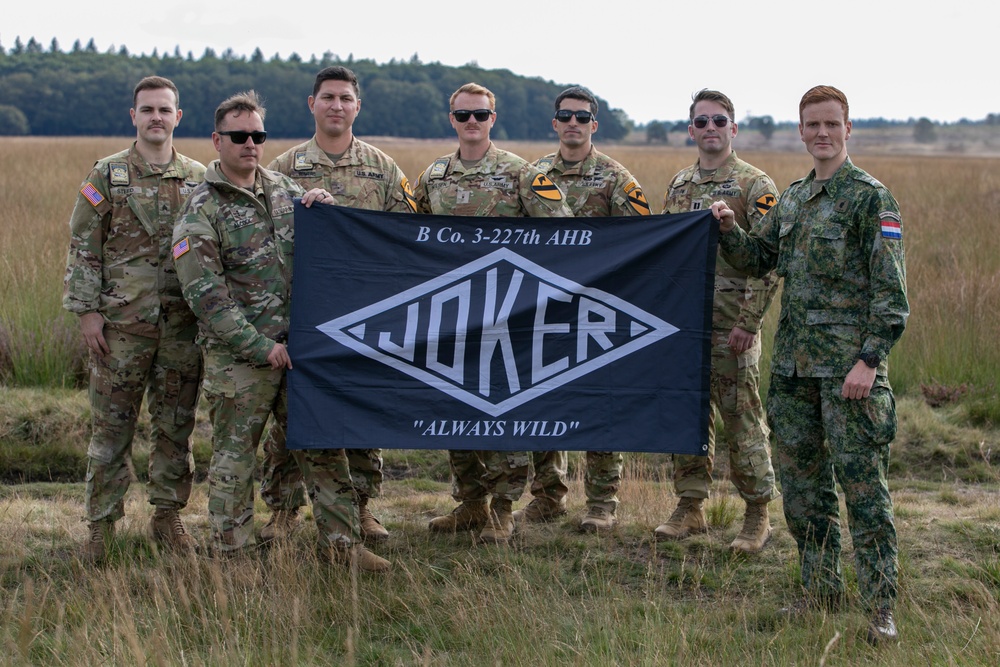 1st Air Cavalry Brigade rehearses air assault demonstration for Market Garden commemoration