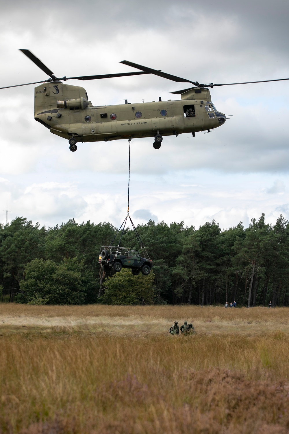 1st Air Cavalry Brigade rehearses air assault demonstration for Market Garden commemoration