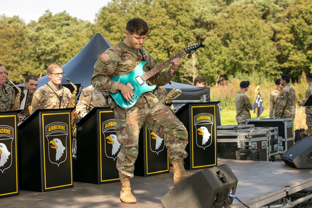 US Army Band opens Operation Market Garden’s air assault show with concert