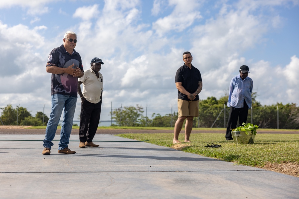 MRF-D 24.3 Marines, Sailors, ADF participate in Tiwi Island people, Larrakia people spiritual walk, cleansing ceremony