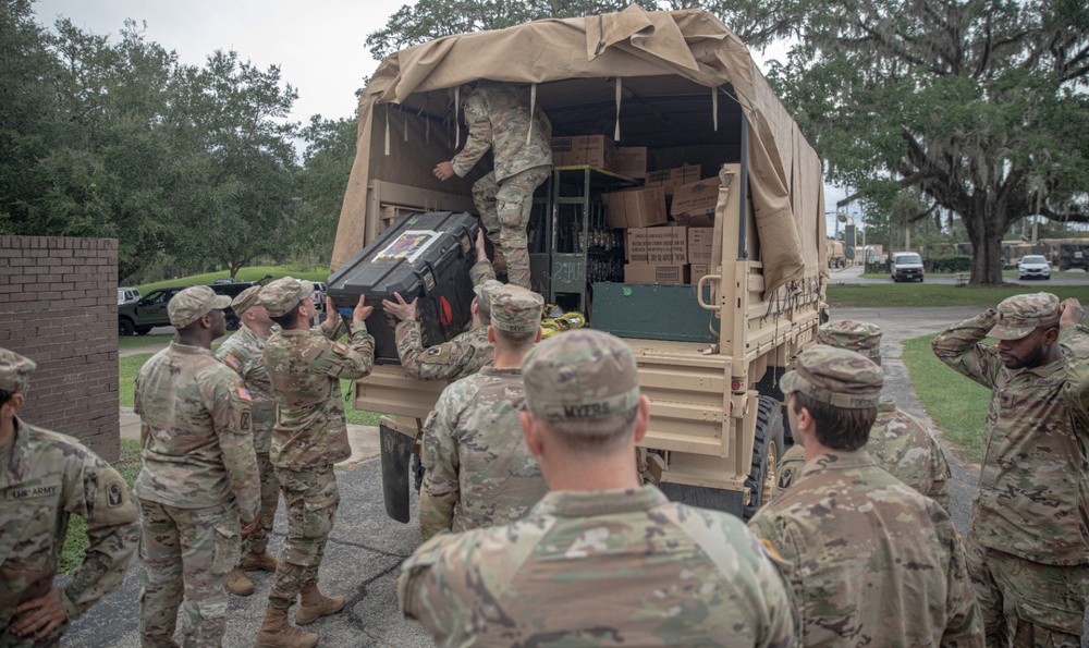 Florida Army National Guard Prepares for Hurricane Helene