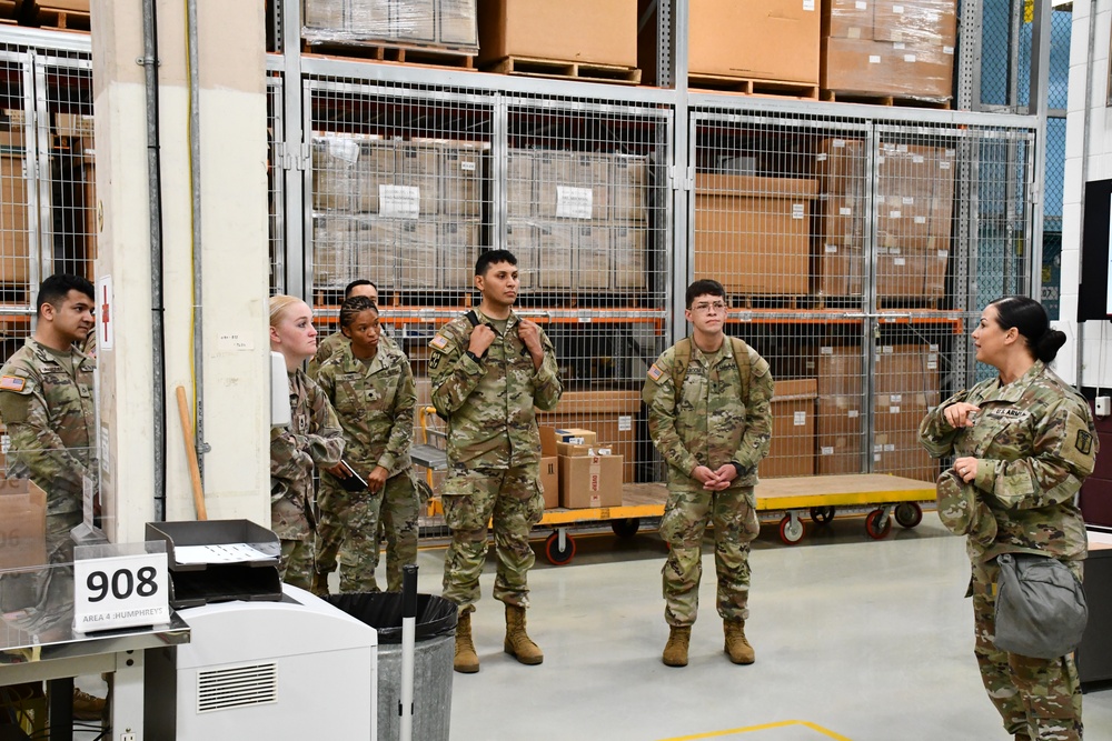 Touring USAMMC-K warehouse