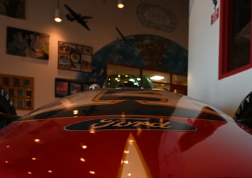 181st Intelligence Wing and IMS Museum Celebrate 70 Years with Iconic Race Car Display at Hulman Field