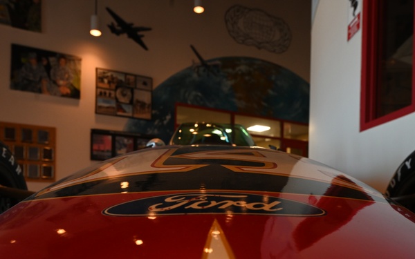 181st Intelligence Wing and IMS Museum Celebrate 70 Years with Iconic Race Car Display at Hulman Field