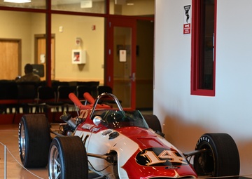181st Intelligence Wing and IMS Museum Celebrate 70 Years with Iconic Race Car Display at Hulman Field