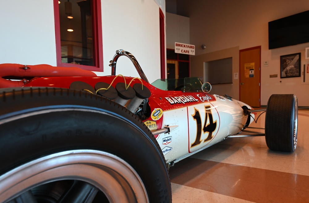 181st Intelligence Wing and IMS Museum Celebrate 70 Years with Iconic Race Car Display at Hulman Field