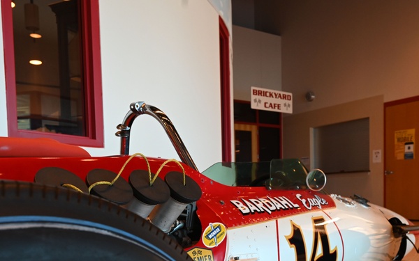 181st Intelligence Wing and IMS Museum Celebrate 70 Years with Iconic Race Car Display at Hulman Field