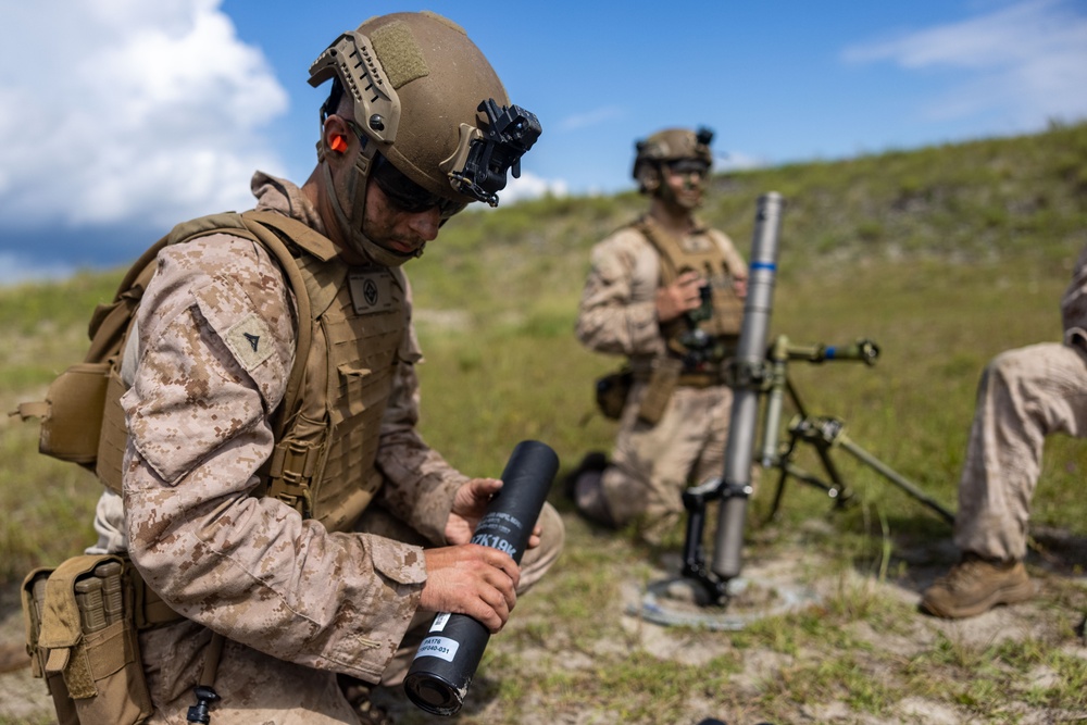 3rd Battalion, 6th Marine Regiment Executes a Fire Support Coordination Exercise During a MCCRE