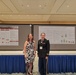 Lt. Col. Bridget Owens and Samantha Goldenstein present posters at MHSRS 2024