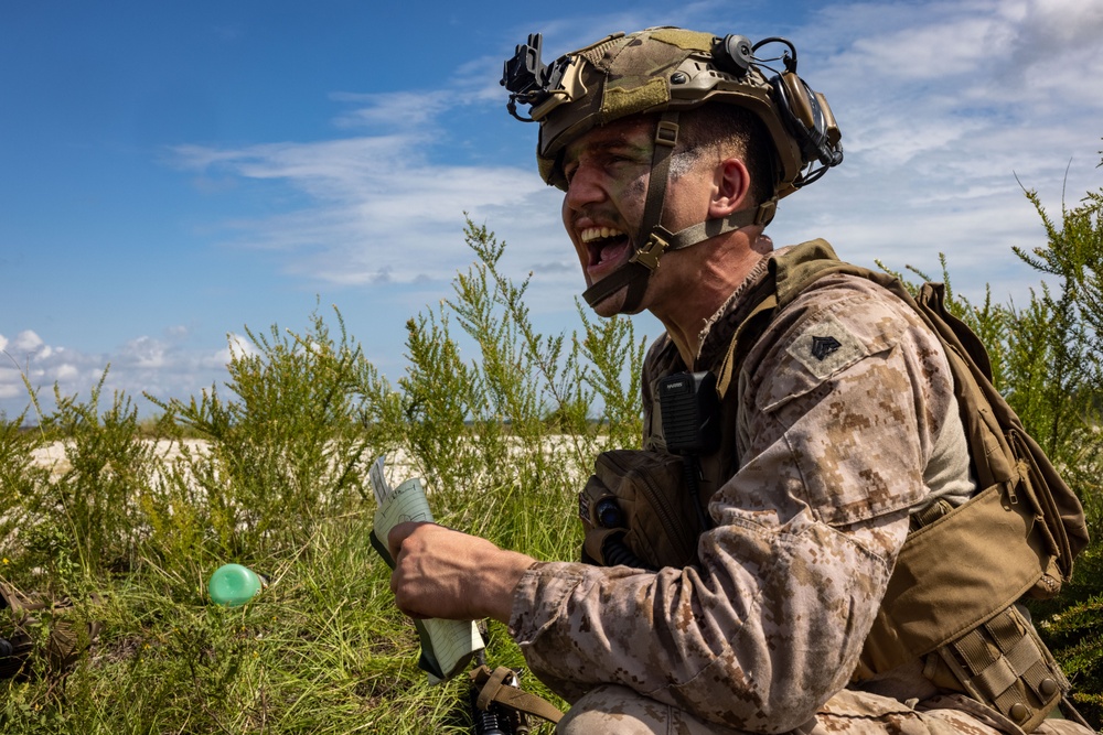 3rd Battalion, 6th Marine Regiment Executes a Fire Support Coordination Exercise During a MCCRE