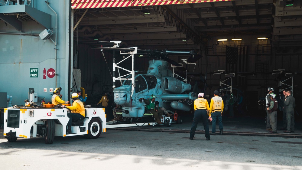 A Temporary Home: 15th MEU Aircraft Cross Deck to USS Miguel Keith