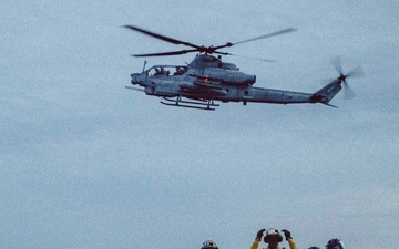 VMM-165 (Rein.) Conducts Flight Operations Aboard USS Miguel Keith