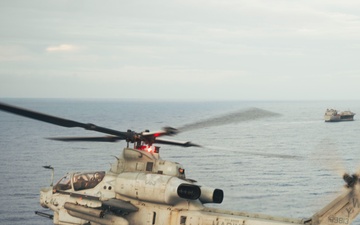 VMM-165 (Rein.) Conducts Flight Operations Aboard USS Miguel Keith