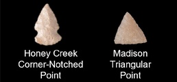 Fort McCoy ArtiFACT: Honey Creek Corner-Notched projectile points