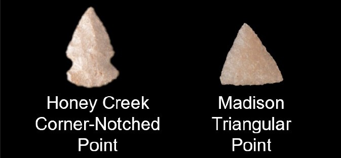 Fort McCoy ArtiFACT: Honey Creek Corner-Notched projectile points