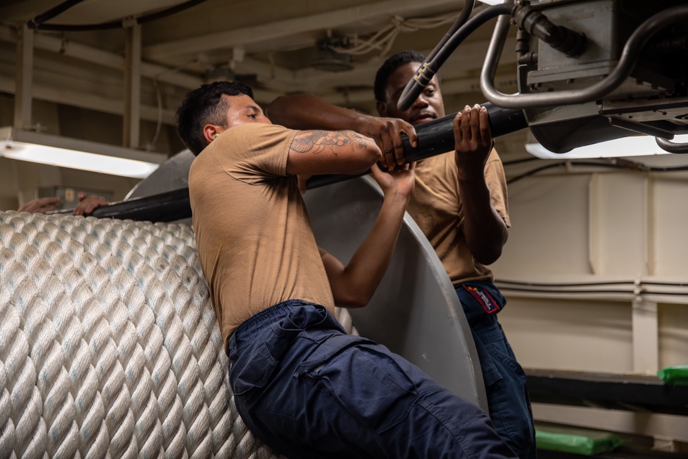 Deploying the Multi-functional Towed Array