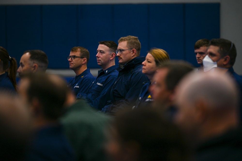 Strengthening Service Culture talk at Coast Guard Yard