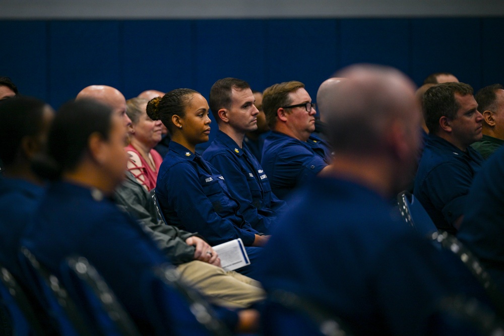 Strengthening Service Culture talk at Coast Guard Yard