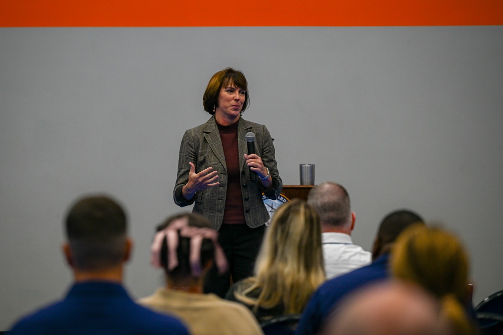 Strengthening Service Culture talk at Coast Guard Yard