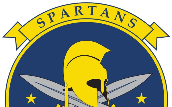 HSM-70 Spartans Logo Seal Patch 4k