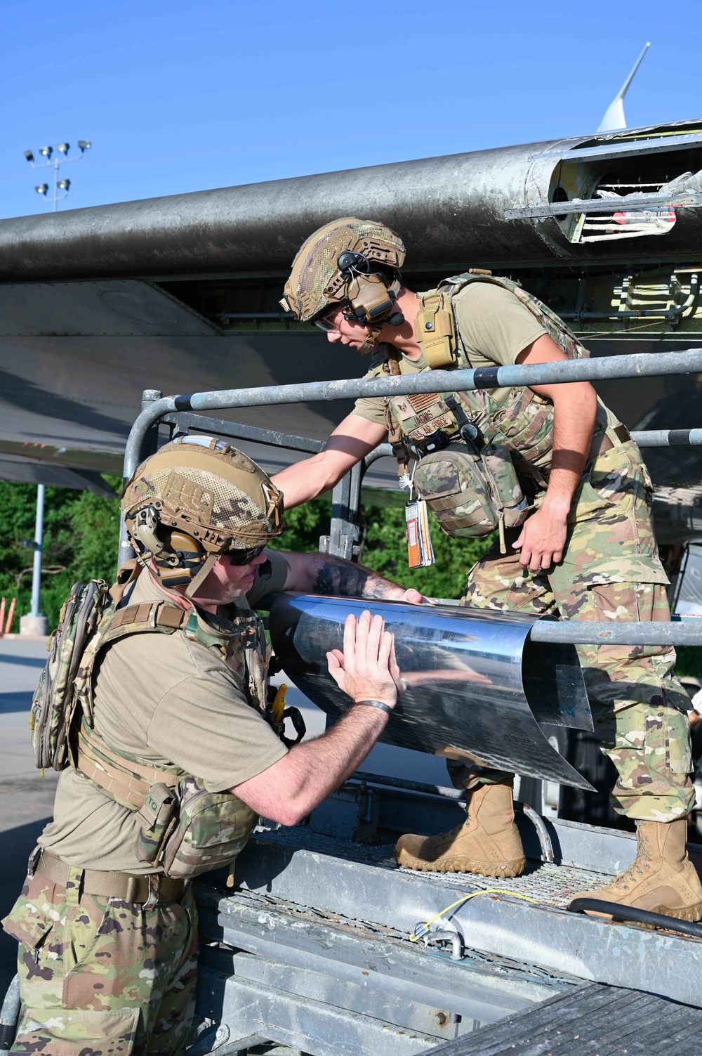 Aircraft battle damage team enables sustainment