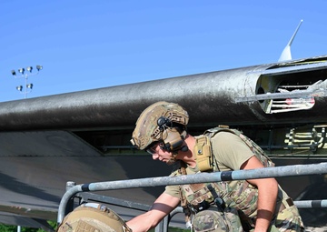 Aircraft battle damage team enables sustainment