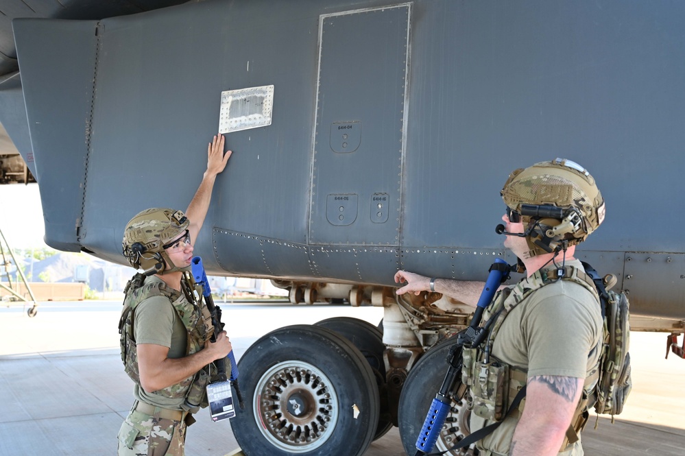 Aircraft battle damage team enables sustainment