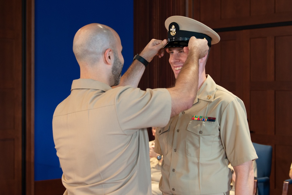 US Navy Band Chiefs Pinning Ceremony