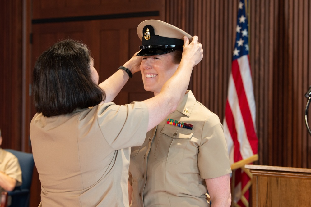 US Navy Band Chiefs Pinning Ceremony