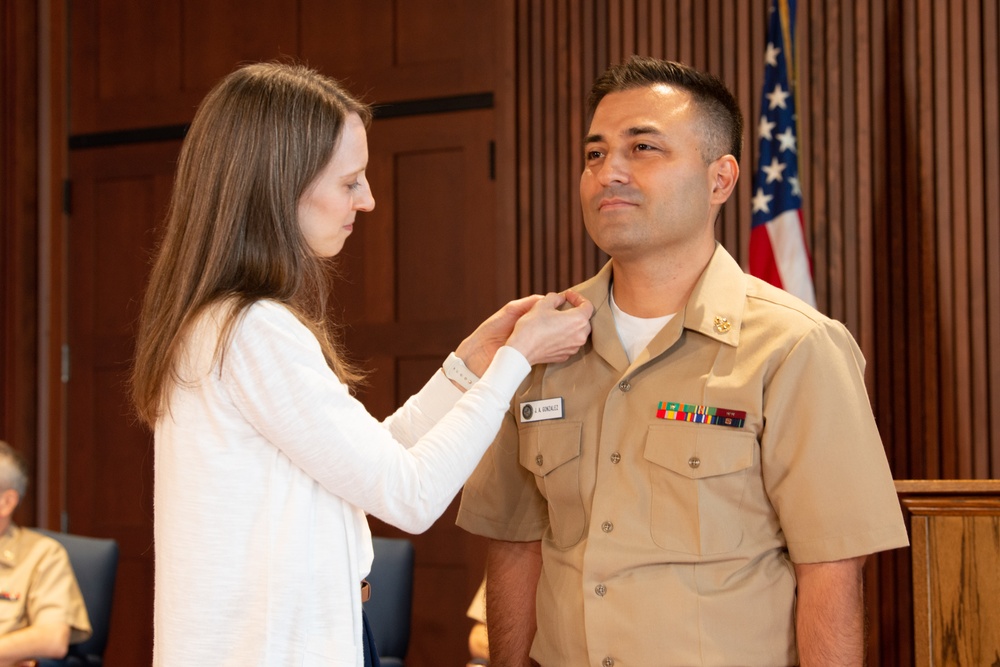 US Navy Band Chiefs Pinning Ceremony