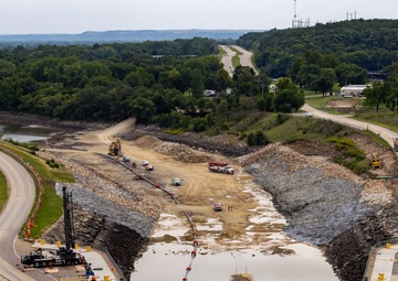 After a 2020 inspection, Tuttle Creek Dam dewaters outlet channel to undergo massive repairs that reduces risk of spillway erosion and downstream flooding