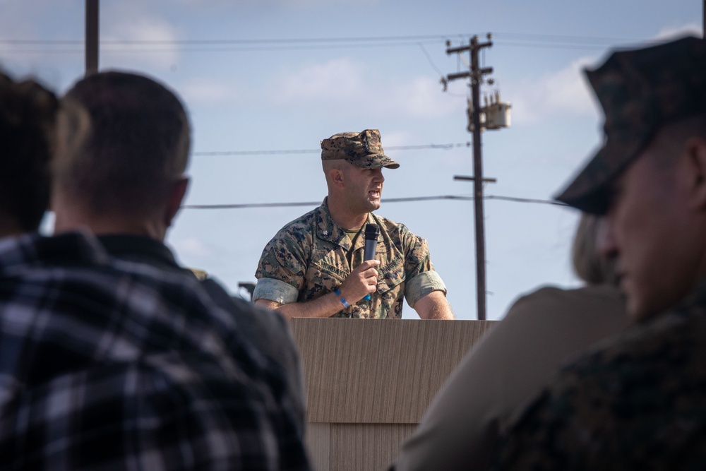 3rd AA Bn. hosts AAV sunset ceremony