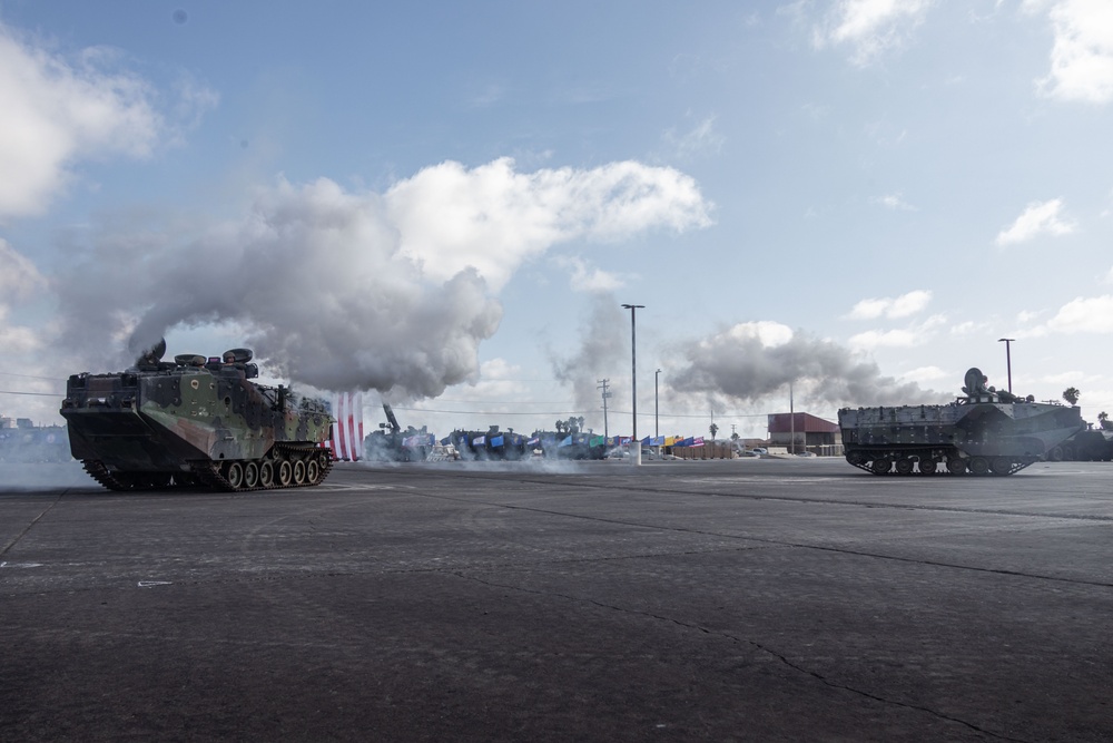 3rd AA Bn. hosts AAV sunset ceremony