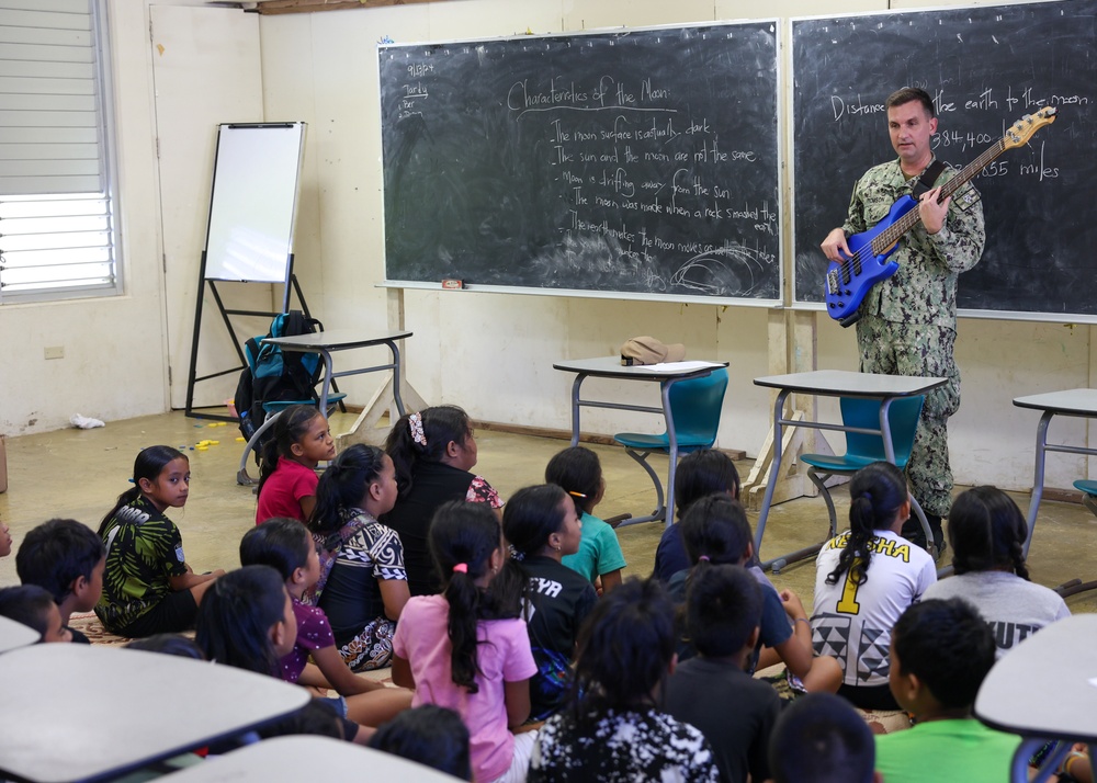 Pacific Partnership 2024-2 Visits Lelu Elementary School