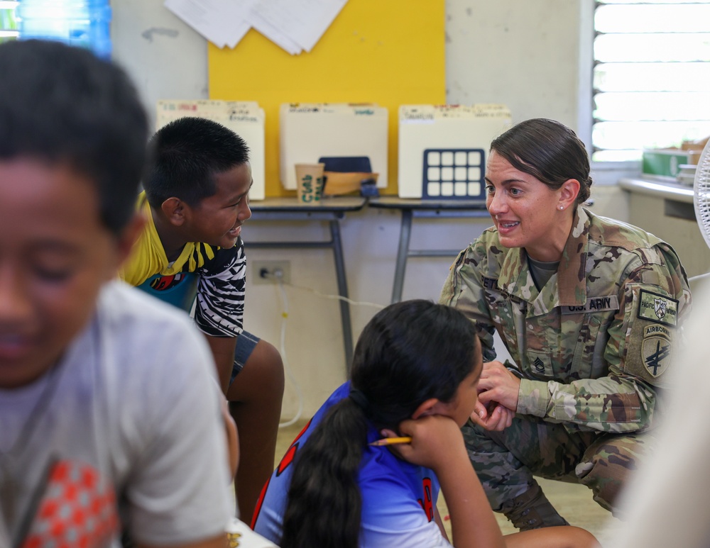 Pacific Partnership 2024-2 Visits Lelu Elementary School