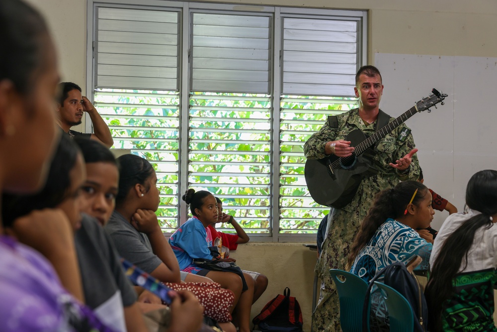 Pacific Partnership 2024-2 Visits Lelu Elementary School