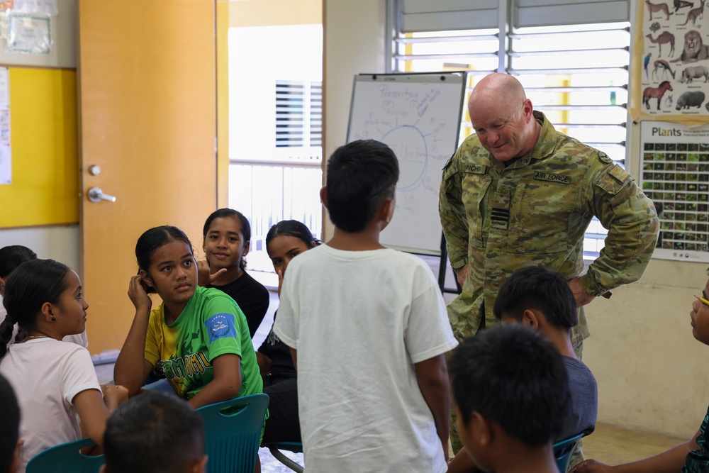 Pacific Partnership 2024-2 Visits Lelu Elementary School