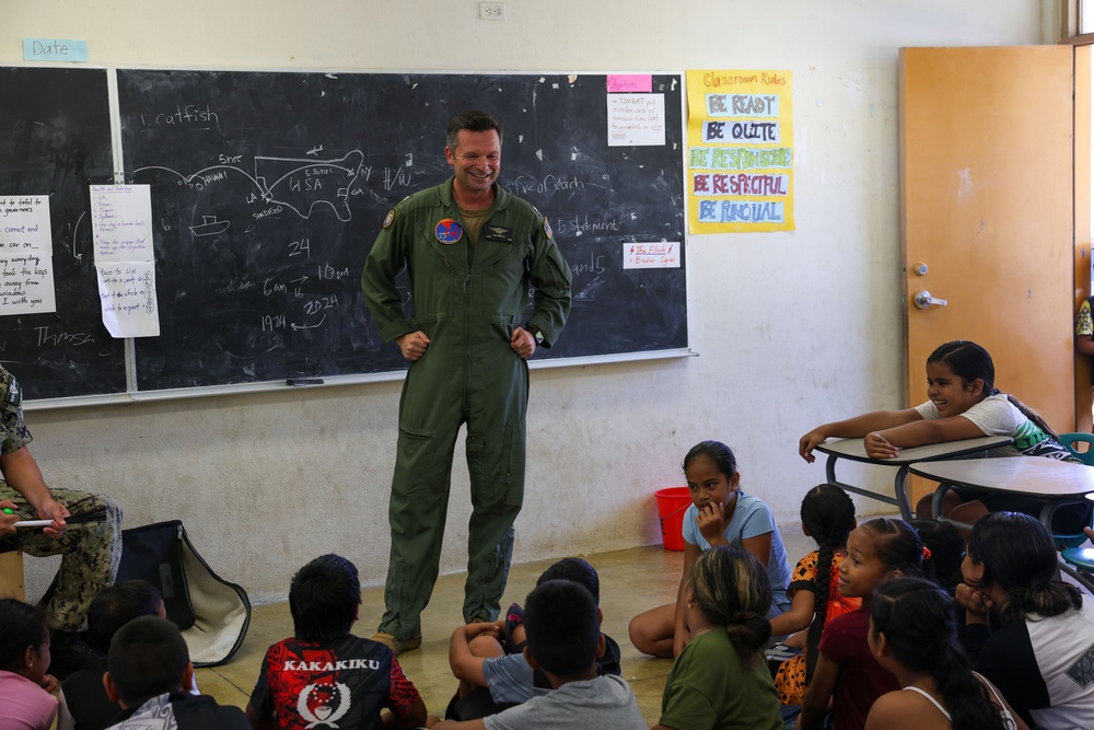 Pacific Partnership 2024-2 Visits Lelu Elementary School