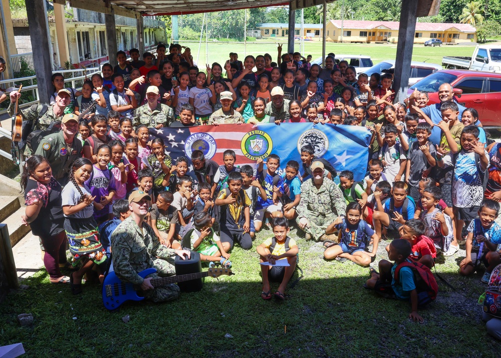 Pacific Partnership 2024-2 Visits Lelu Elementary School