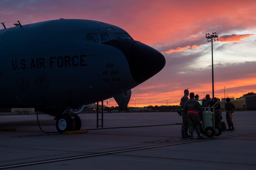 DVIDS - Images - 350th ARS Refuels Gen. Jacqueline Van Ovost During ...