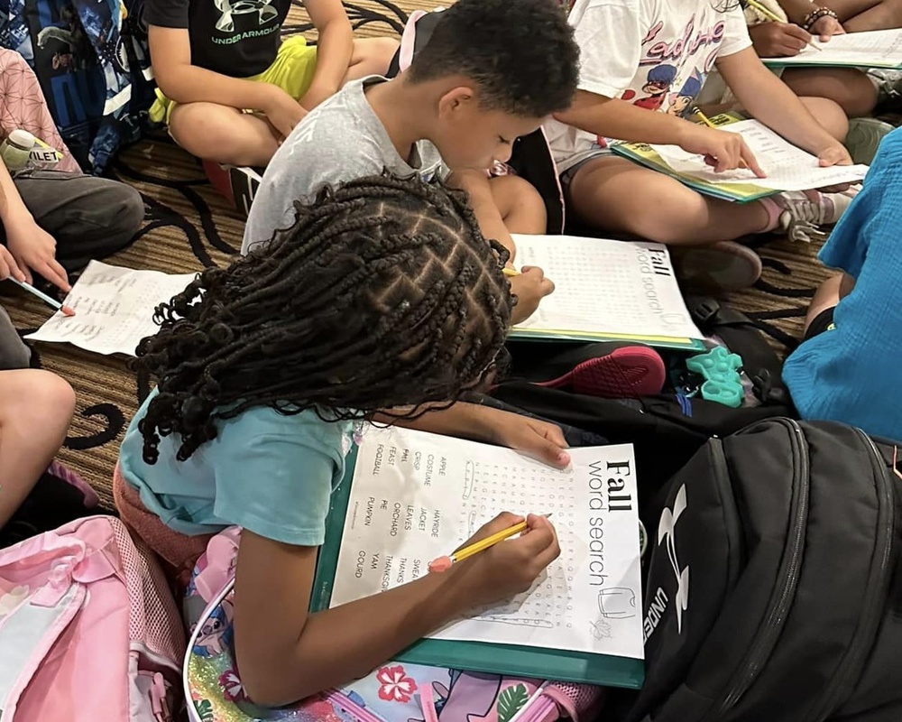 Scholars Stay Engaged: Kingsolver Elementary Students Complete Word Puzzles During Successful Reunification Drill at Fort Knox