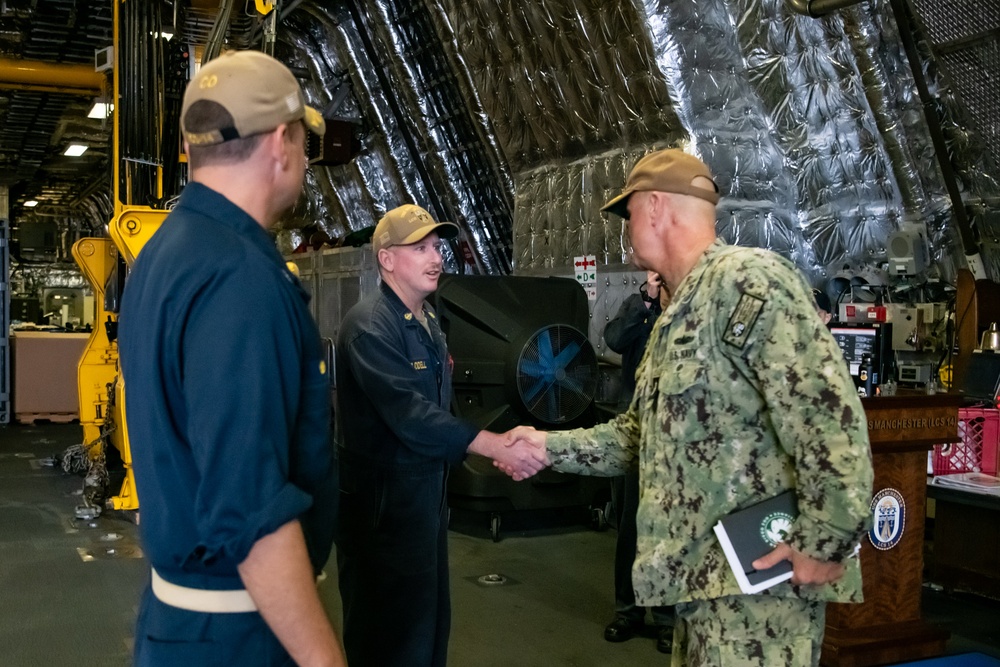 SWOBOSS Visits USS Manchester